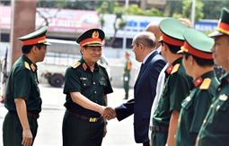 Đại tướng Ngô Xuân Lịch thăm, làm việc với Trung tâm Nhiệt đới Việt – Nga